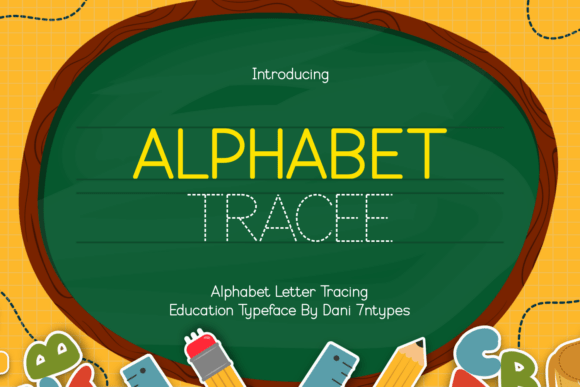 Alphabet Tracee: A Playful Script Font for Educational and Branding Projects