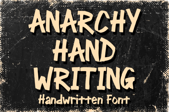 Anarchy Handwriting: A Bold Typeface for Edgy Brand Identities