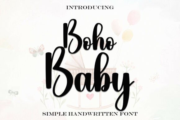 Bohobaby: A Handwritten Font That Elevates Craft and Product Design