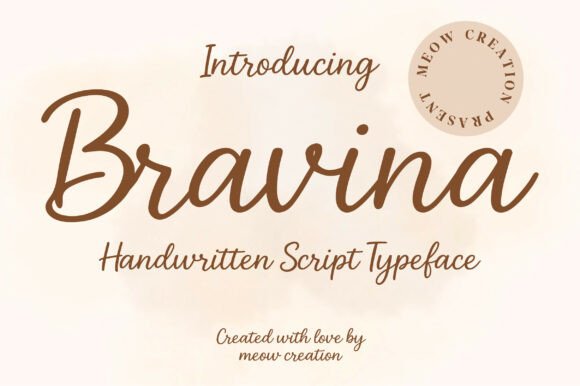 Bravina: A Designer’s New Go-To Script Font for Warm, Elegant Branding