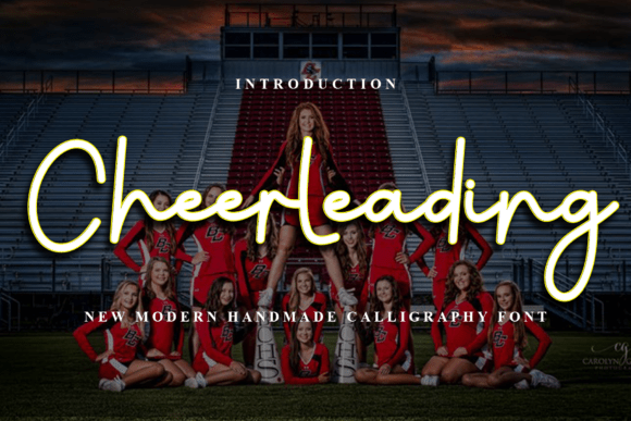 Cheerleading: A Festive Font for Crafty Creations and Holiday Magic
