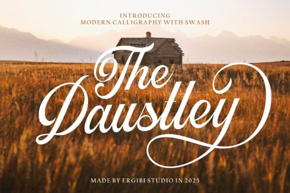 Daustley: Elevating Editorial Design with Modern Calligraphy Typography