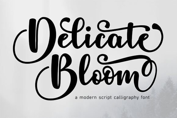 Delicate Bloom: The Elegant Font That Elevates Campaign Visuals