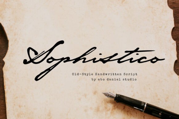 Discover Sophistico: The Elegant Script Font for Editorial Excellence