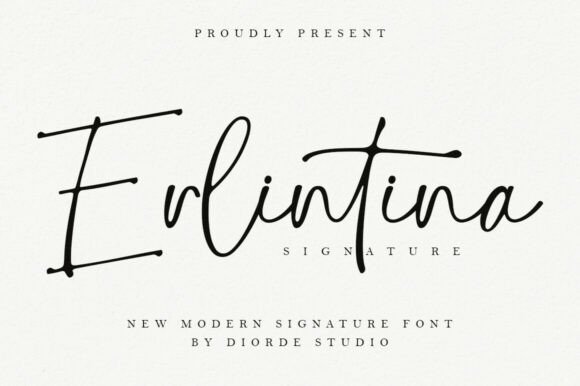 Erlintina: A Signature Font That Elevates Modern Editorial Design