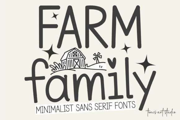 Farm Family Bundle: A Fresh Typography Choice for Small Business Branding