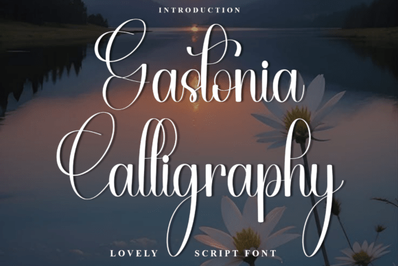 Gastonia Calligraphy: A Warm Script Font for Crafters & Makers