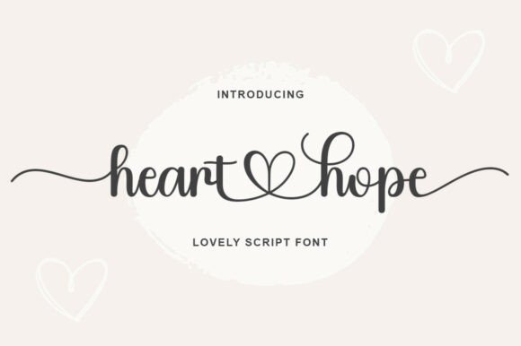 Heart Hope: A Script Font for Elegant Editorial Design