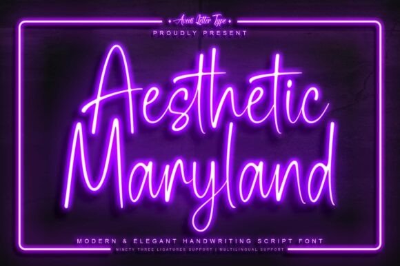 How Aesthetic Maryland Font Elevated Our Campaign Visuals