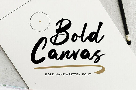 Introducing Bold Canvas: A Script Font for Modern Editorial Design