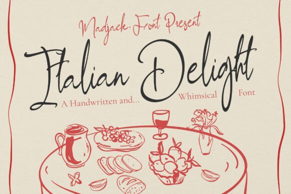 Italian Delight: A Script Font for Elegant Editorial Design