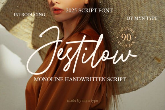 Jestilow: A Monoline Script Font That Brings Elegance to Branding