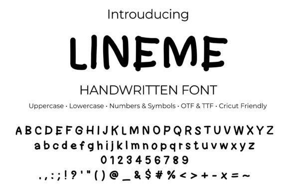 Lineme: A Handwritten Font That Elevates Digital Marketing Typography
