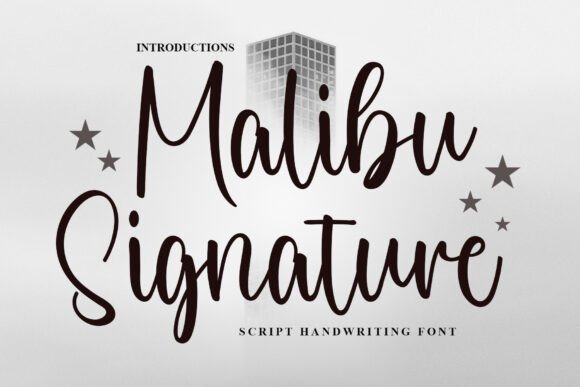 Malibu Signature Font: Elevate Your Brand with Timeless Elegance