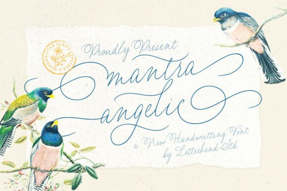Mantra Angelic Pua: A Graceful Script Font for Elegant Editorial Design