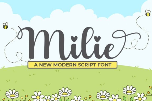 Milie: A Modern Script Font for Sophisticated Editorial Design