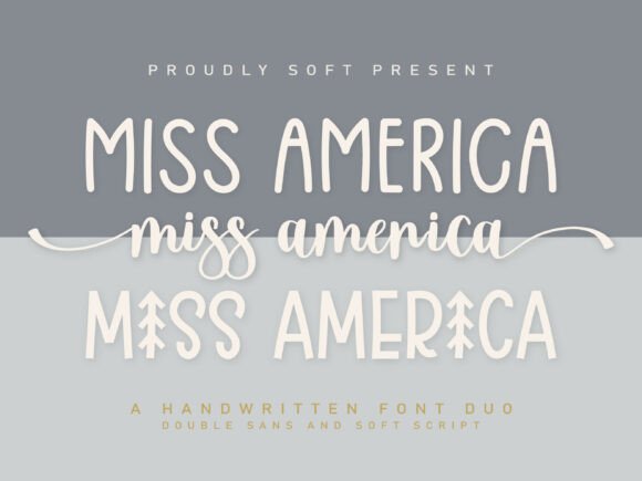 Miss America: A Cheerful Script Font for Modern Marketing Typography