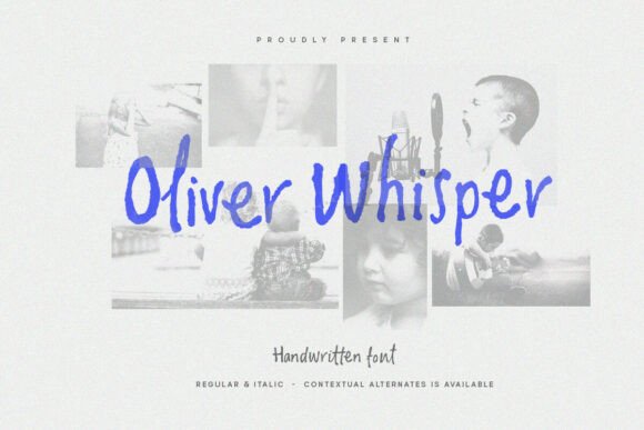 Oliver Whisper: A Handwritten Font That Brings Warmth to Web Design