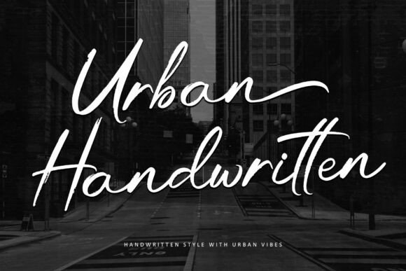 Urban Handwritten: A Bold Script Font for Modern Digital Campaigns