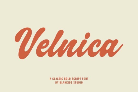 Velnica: A Bold Script Font for Scroll-Stopping Digital Design