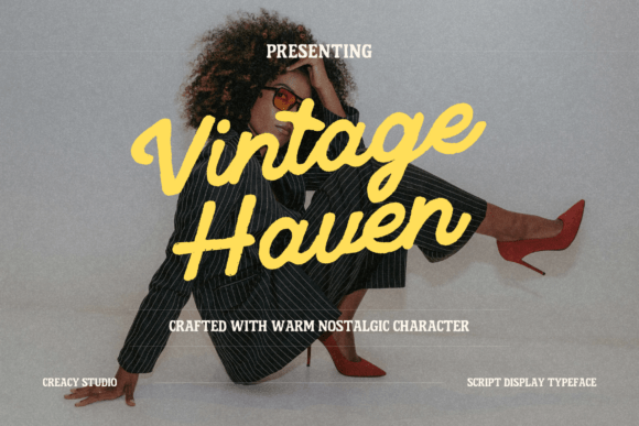 Vintage Haven: A Script Font That Elevates Your Business Branding