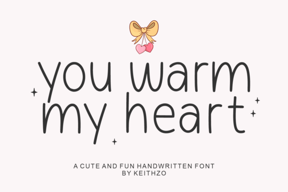 You Warm My Heart: A Handwritten Font for Thoughtful Editorial Design